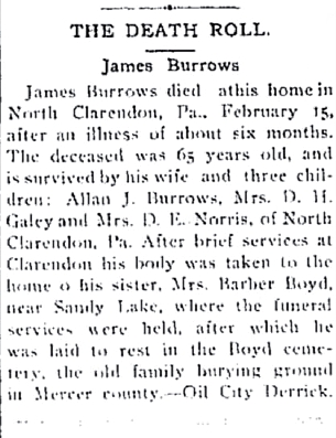 James burrows-Obit