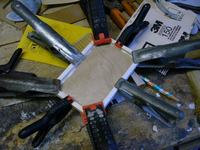 Baggage holder glueup